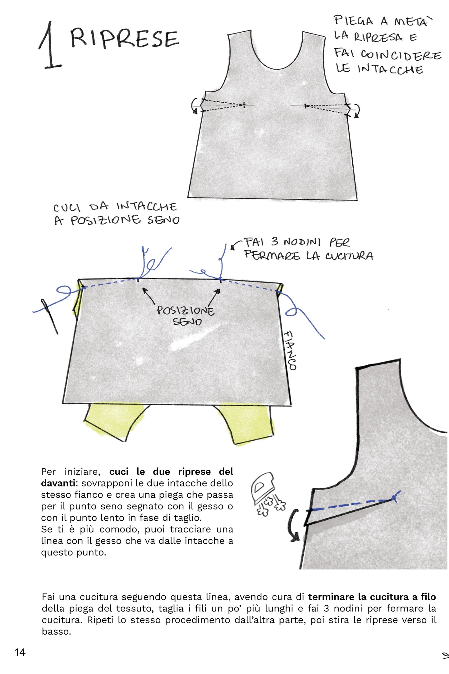 TOP incrociato: Cartamodello + Tutorial Video + Tutorial PDF