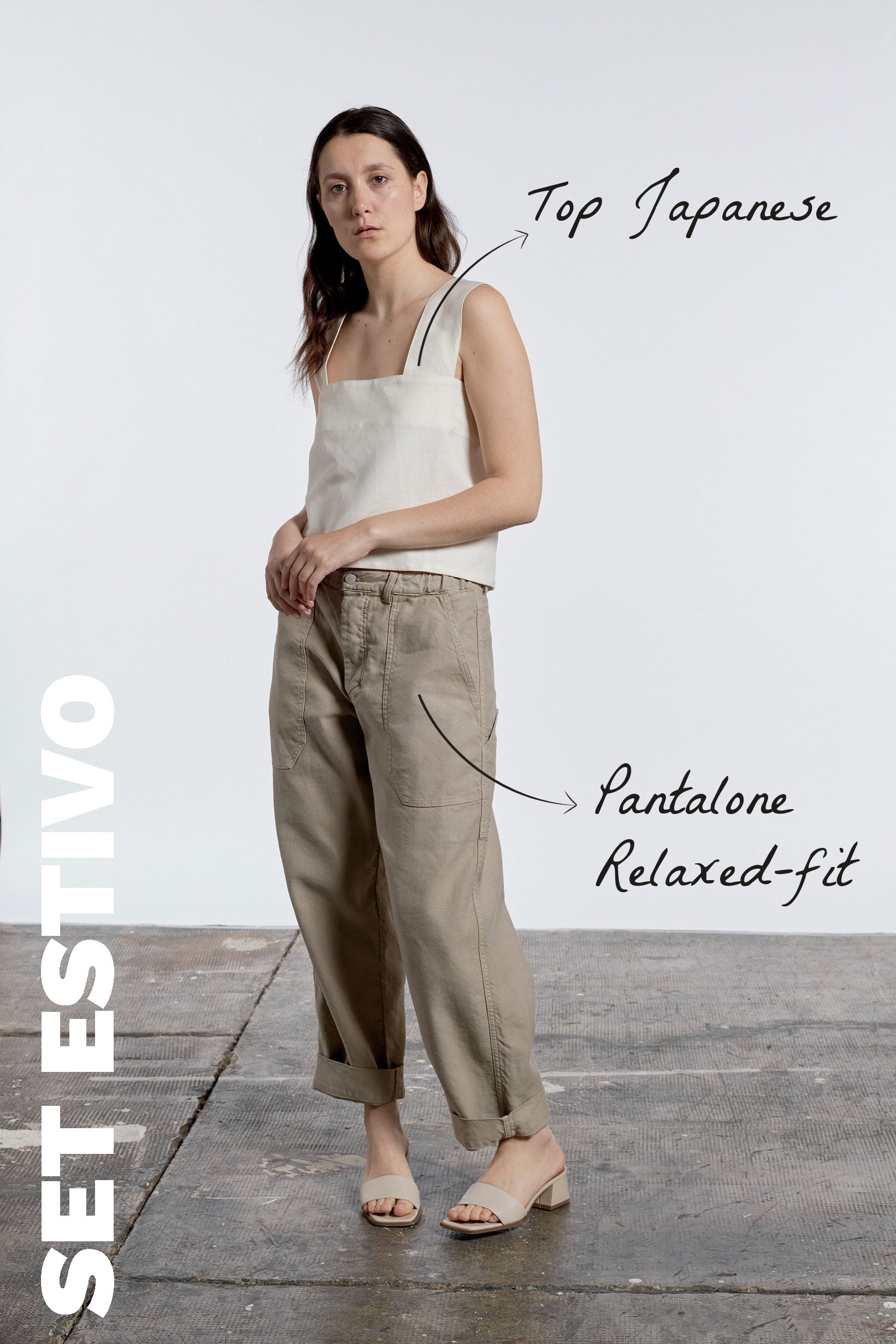 PROMO SET ESTIVO: Top Japanese + Pantalone Relaxed Fit – Laurels Apron